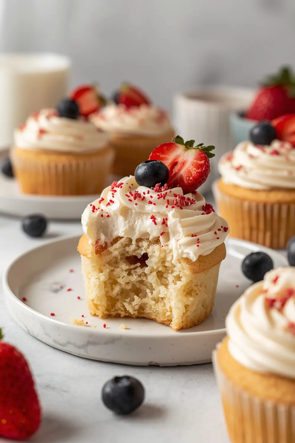 4th of july cupcakes family