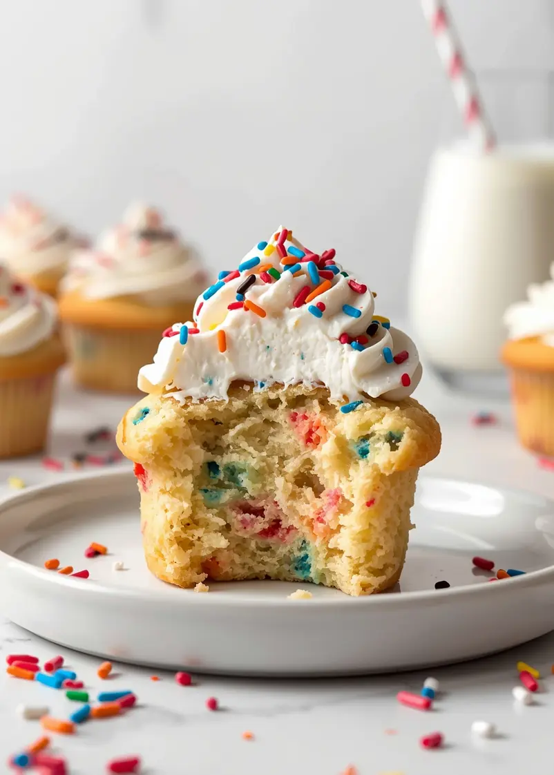 4th of july cupcakes family ready to serve