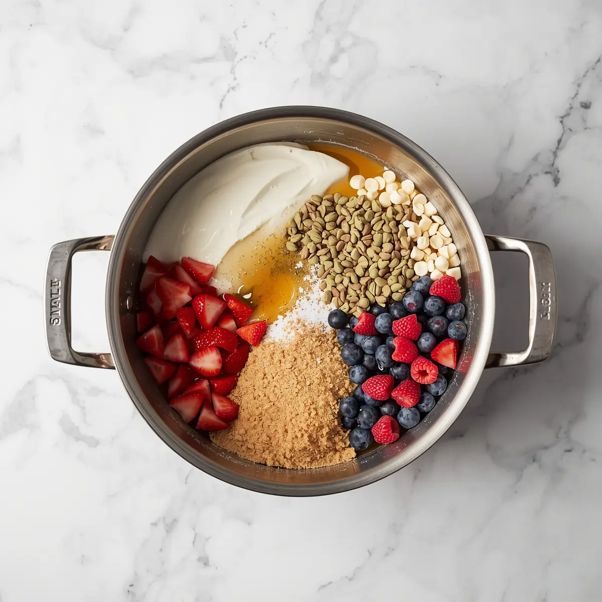 Cooking instructions for 4th of july frozen yogurt bark family