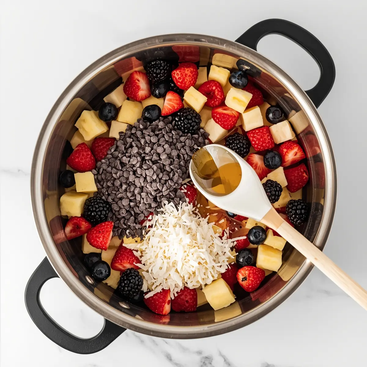 Cooking instructions for 4th of july fruit skewers family