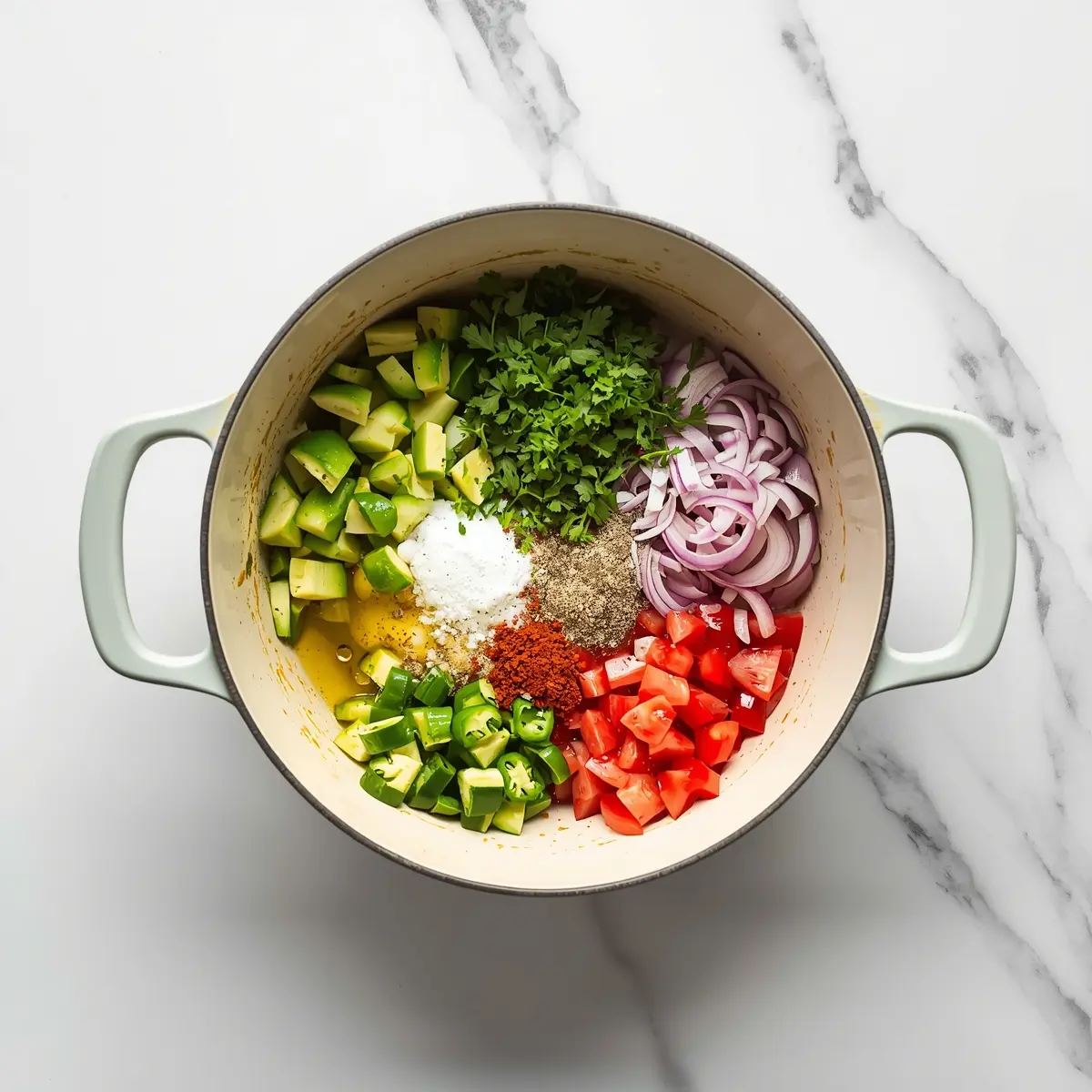 Cooking instructions for 4th of july guacamole family