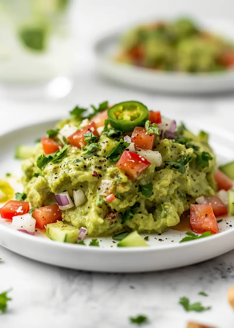 4th of july guacamole family ready to serve