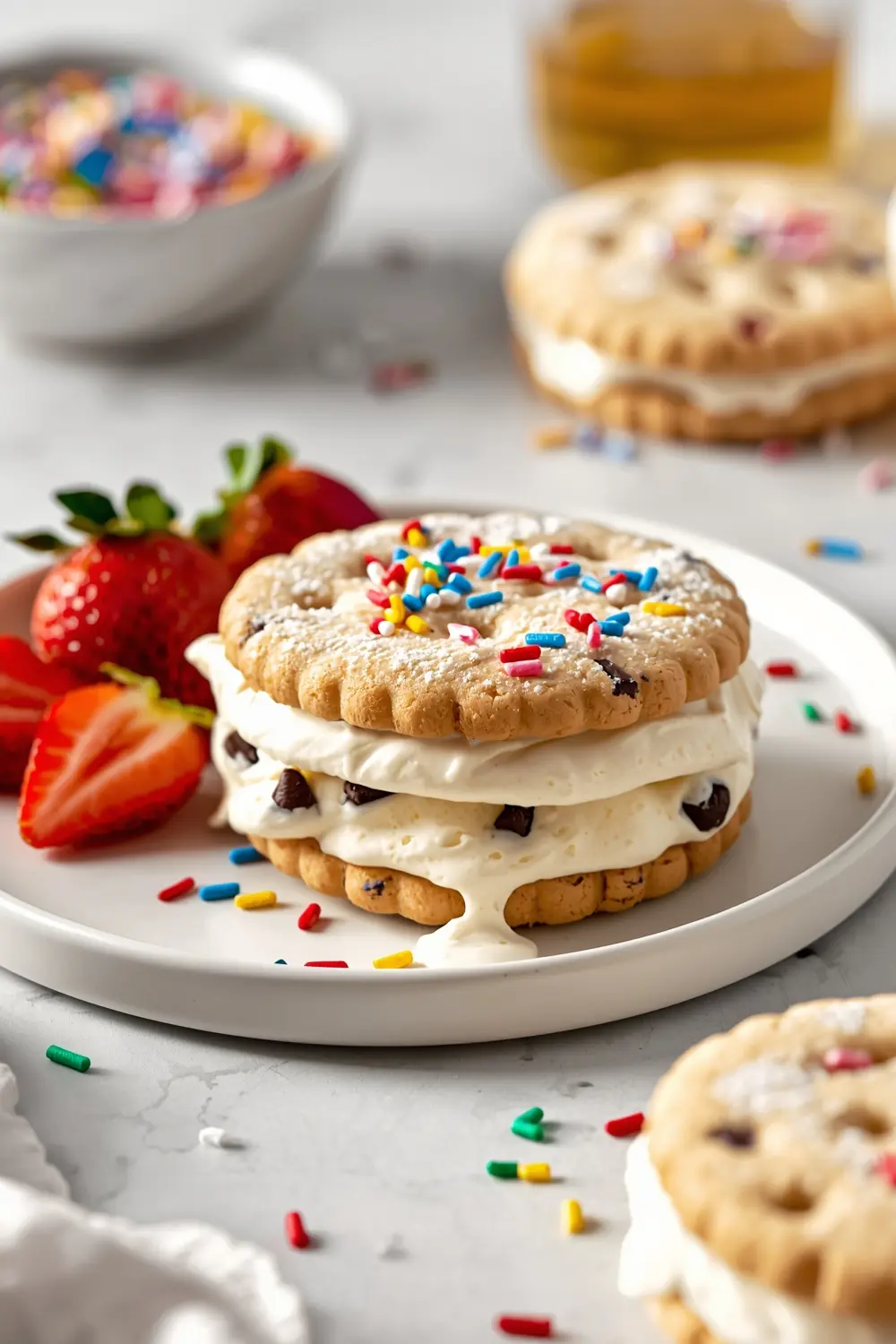4th of july ice cream sandwiches family