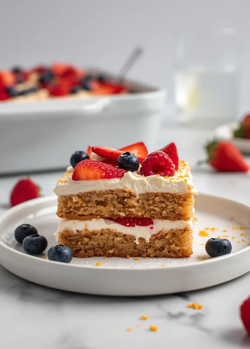 4th of july icebox cake family ready to serve