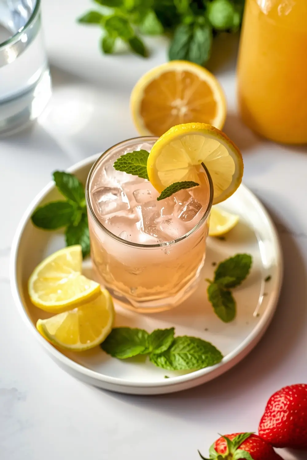 4th of july lemonade family