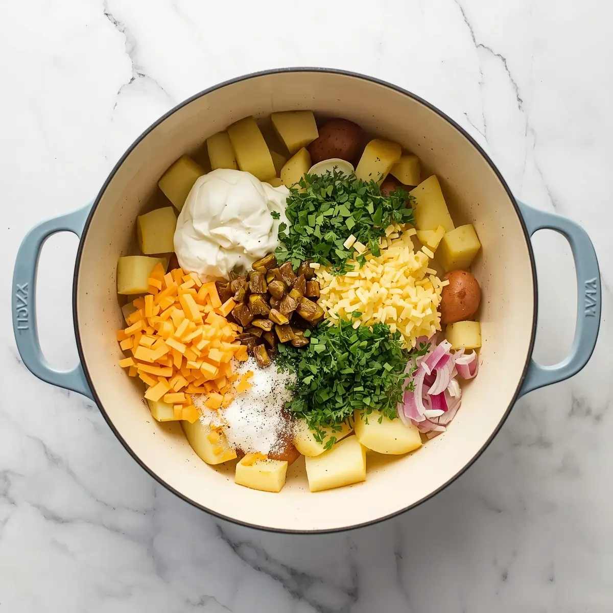 Cooking instructions for 4th of july potato salad family