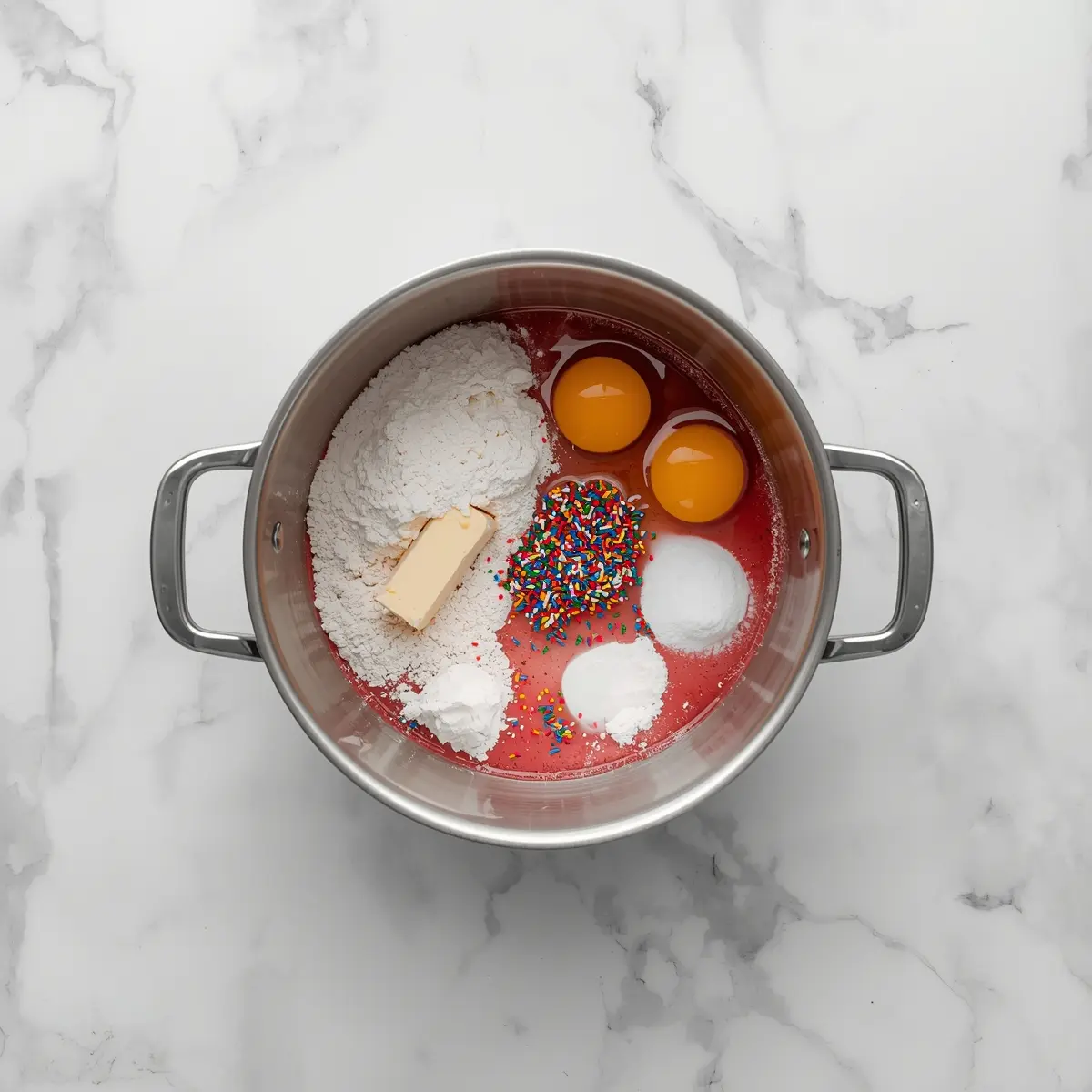 Cooking instructions for 4th of july red white blue cake family