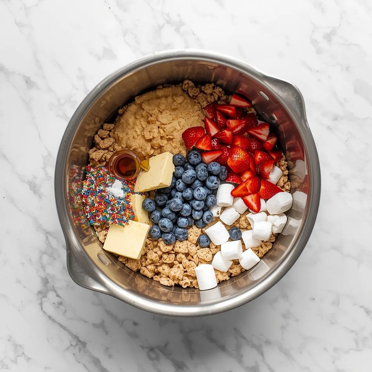 Cooking instructions for 4th of july rice krispie treats family