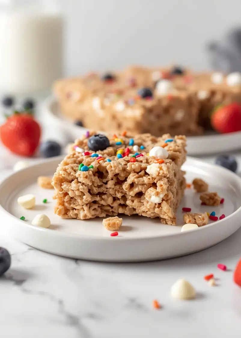 4th of july rice krispie treats family ready to serve