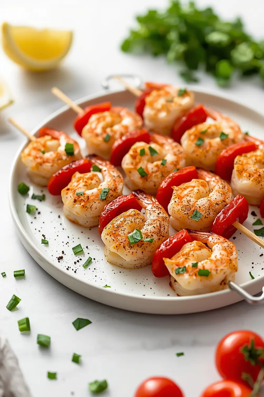 4th of july shrimp skewers family