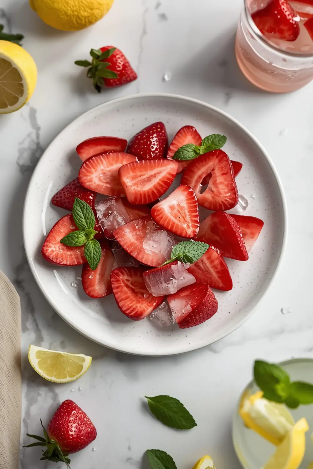 4th of july strawberry lemonade family