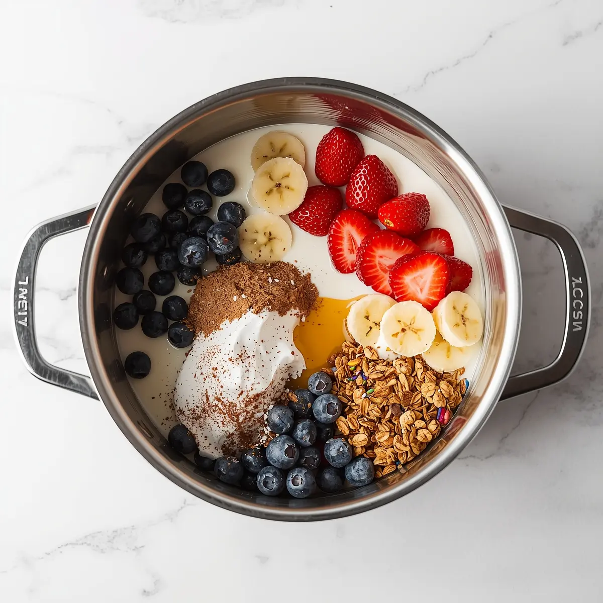 Cooking instructions for 4th of july yogurt parfaits family
