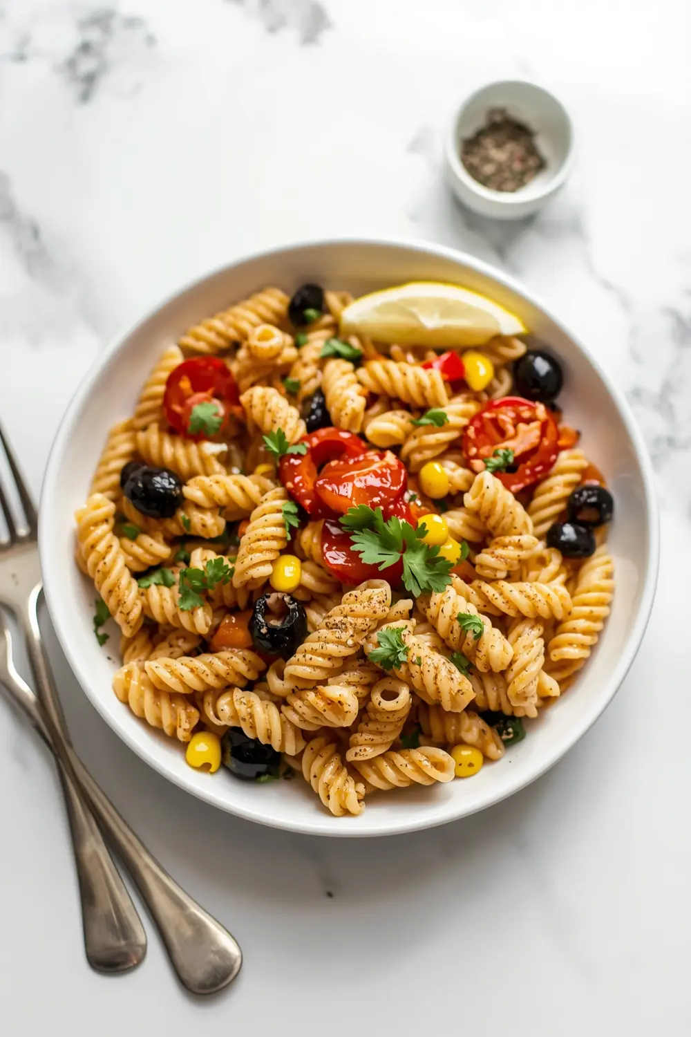BBQ pasta salad family summer