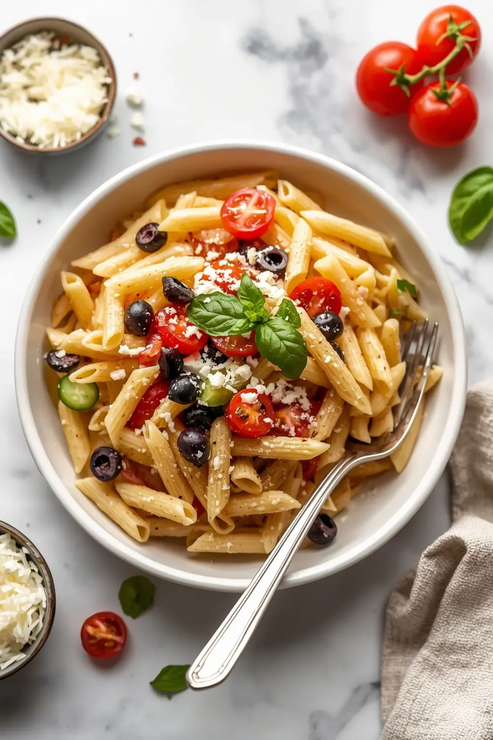 baked feta pasta family summer