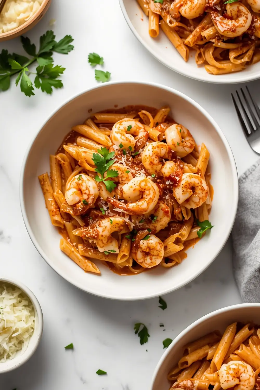 cajun shrimp pasta family summer