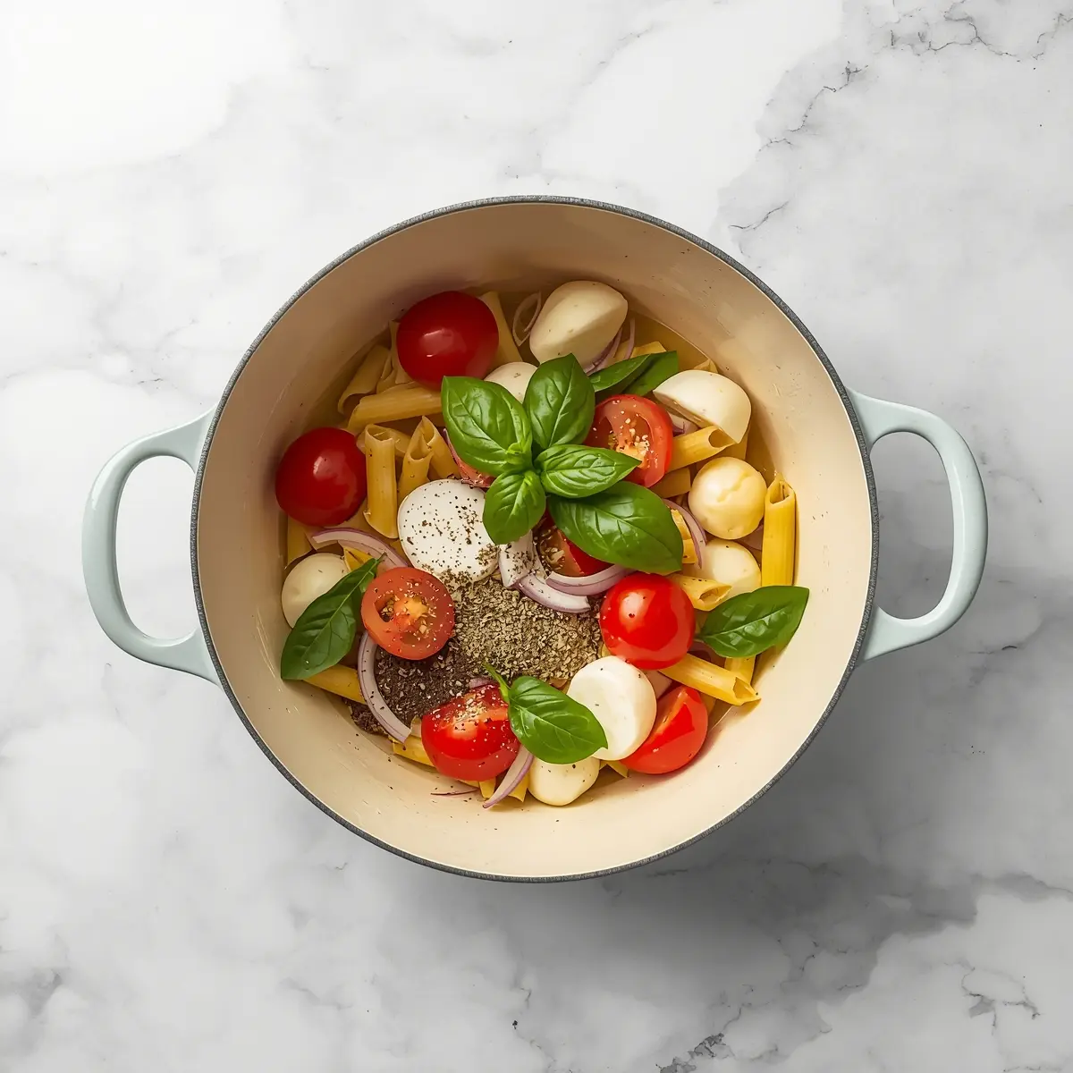Cooking instructions for caprese pasta salad family summer