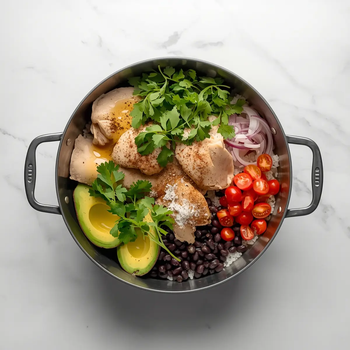 Cooking instructions for chicken avocado bowl family summer