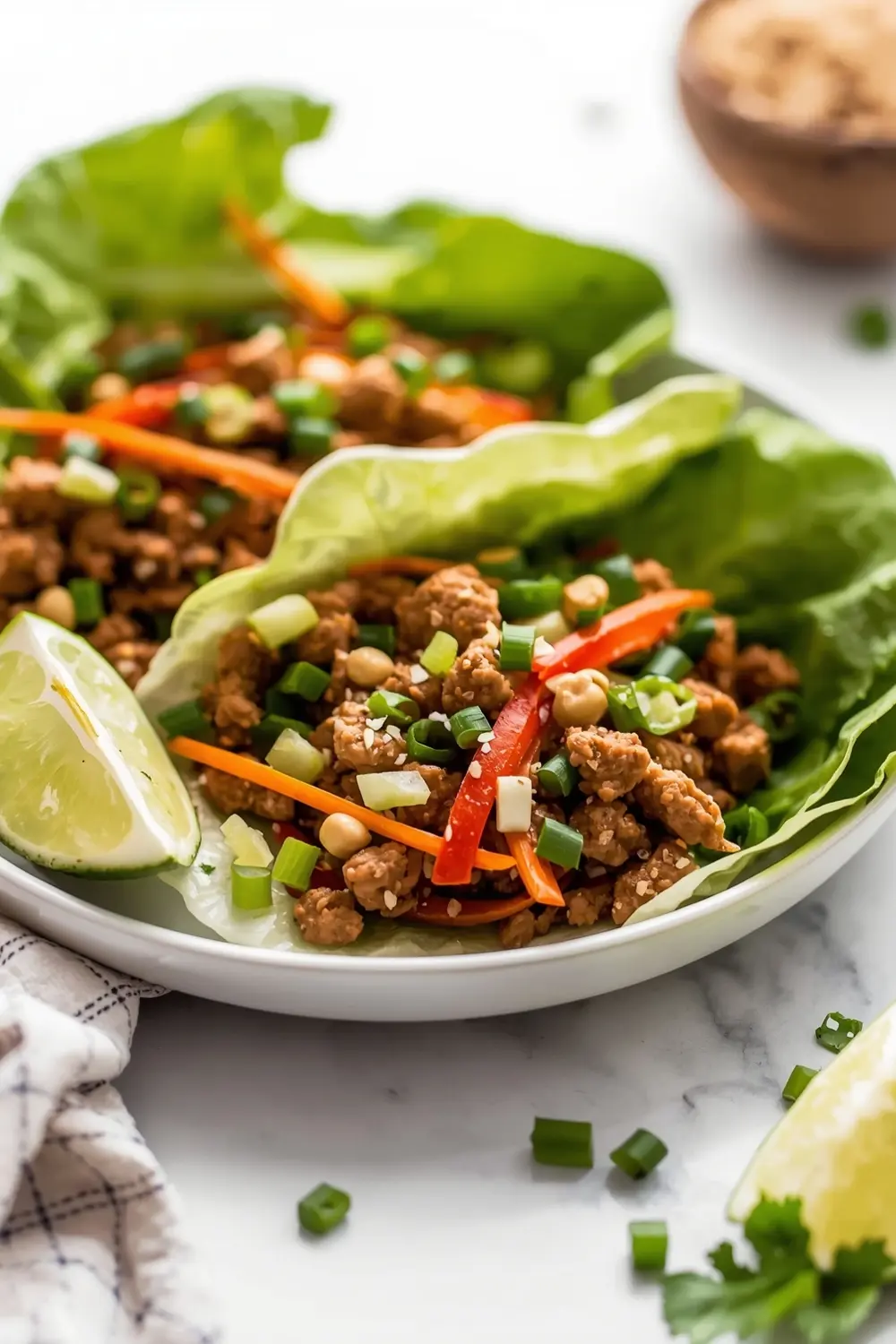 chicken lettuce wraps family summer