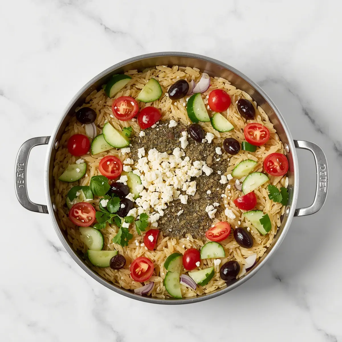 Cooking instructions for cold orzo salad family summer