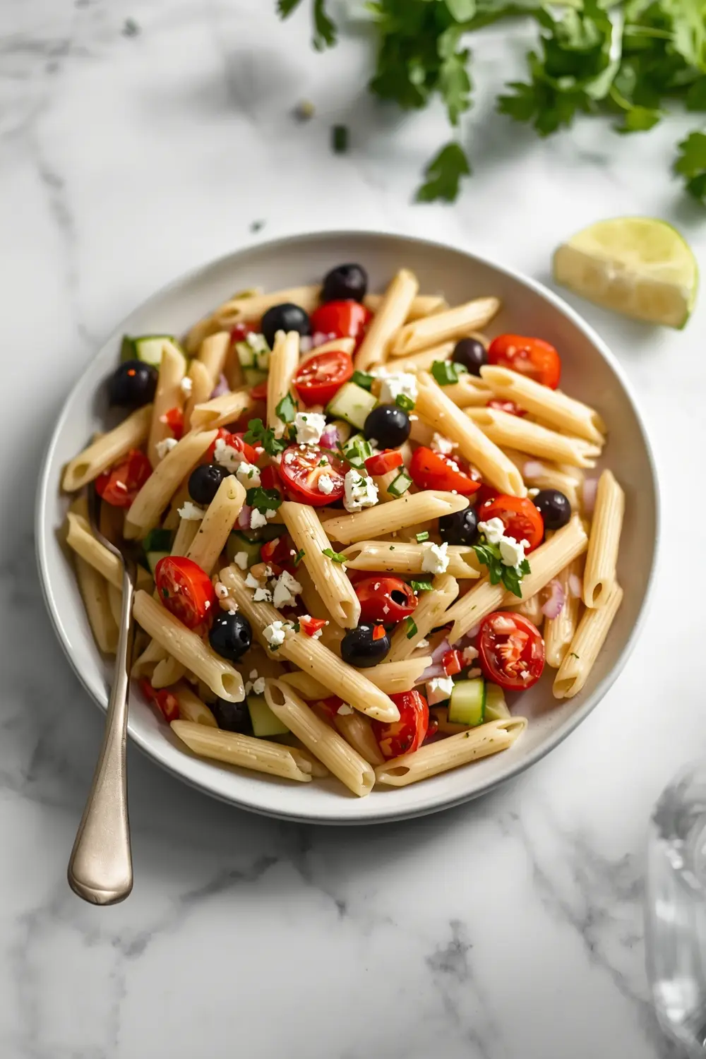 cold pasta salad family summer