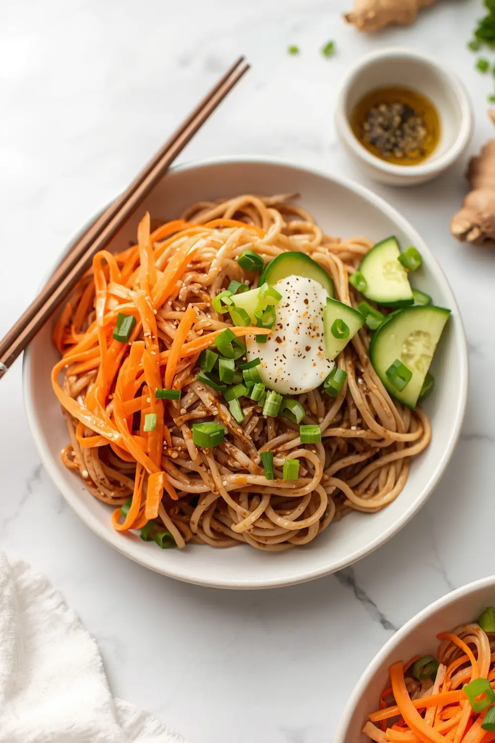 cold sesame noodles family summer