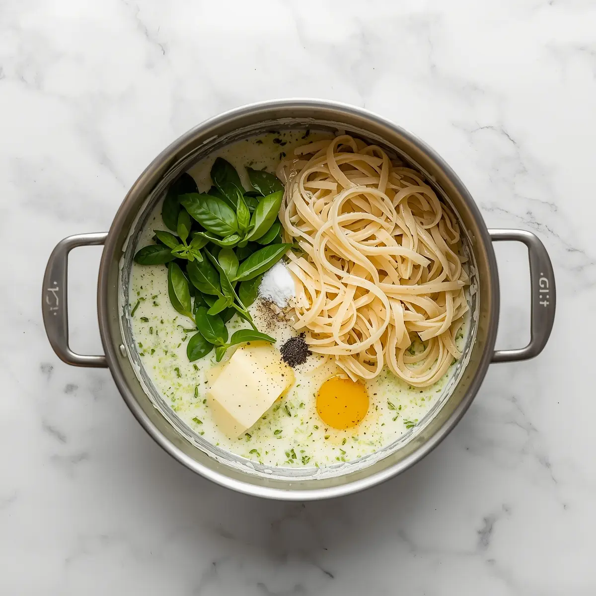 Cooking instructions for creamy avocado pasta family summer