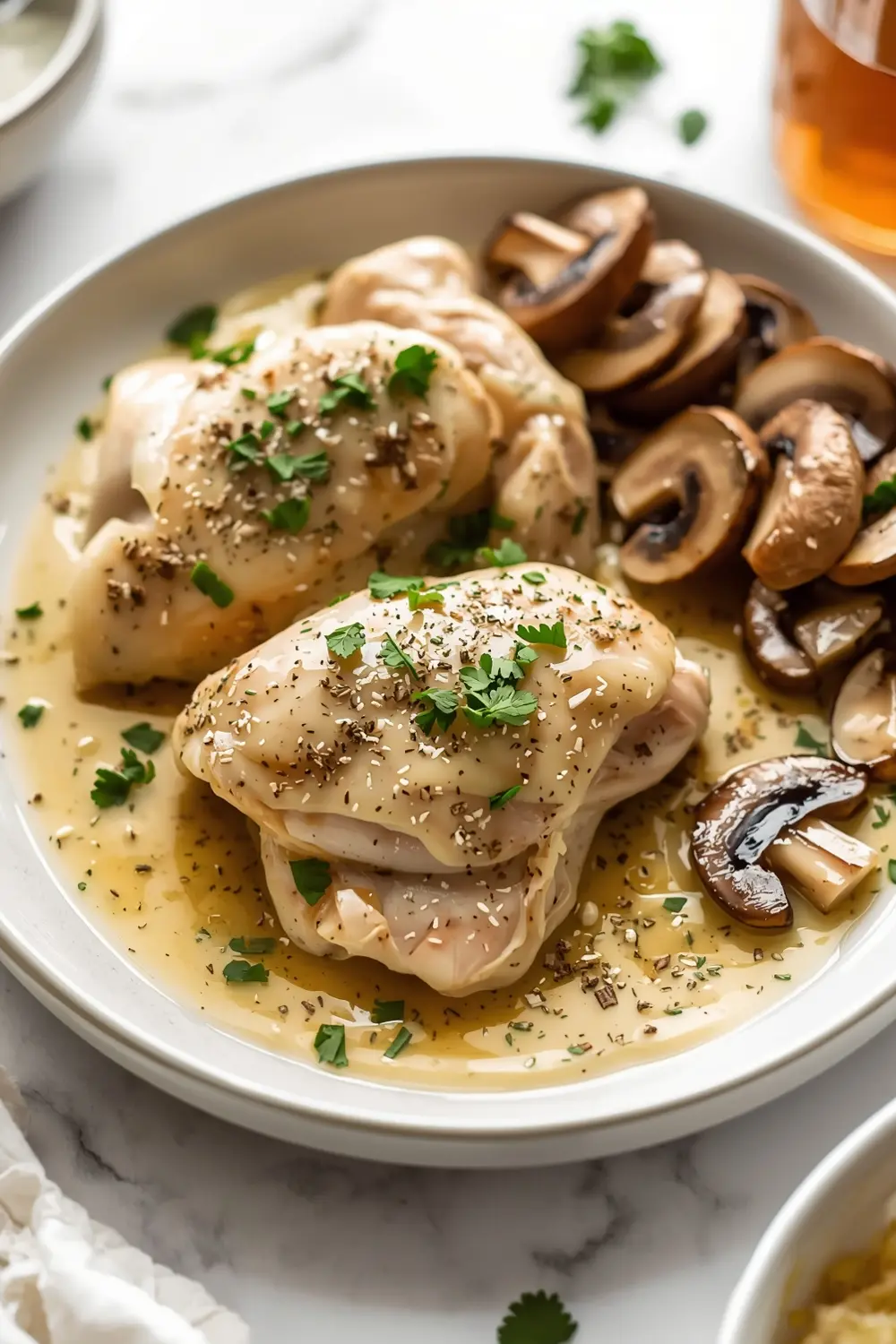 garlic butter chicken family summer