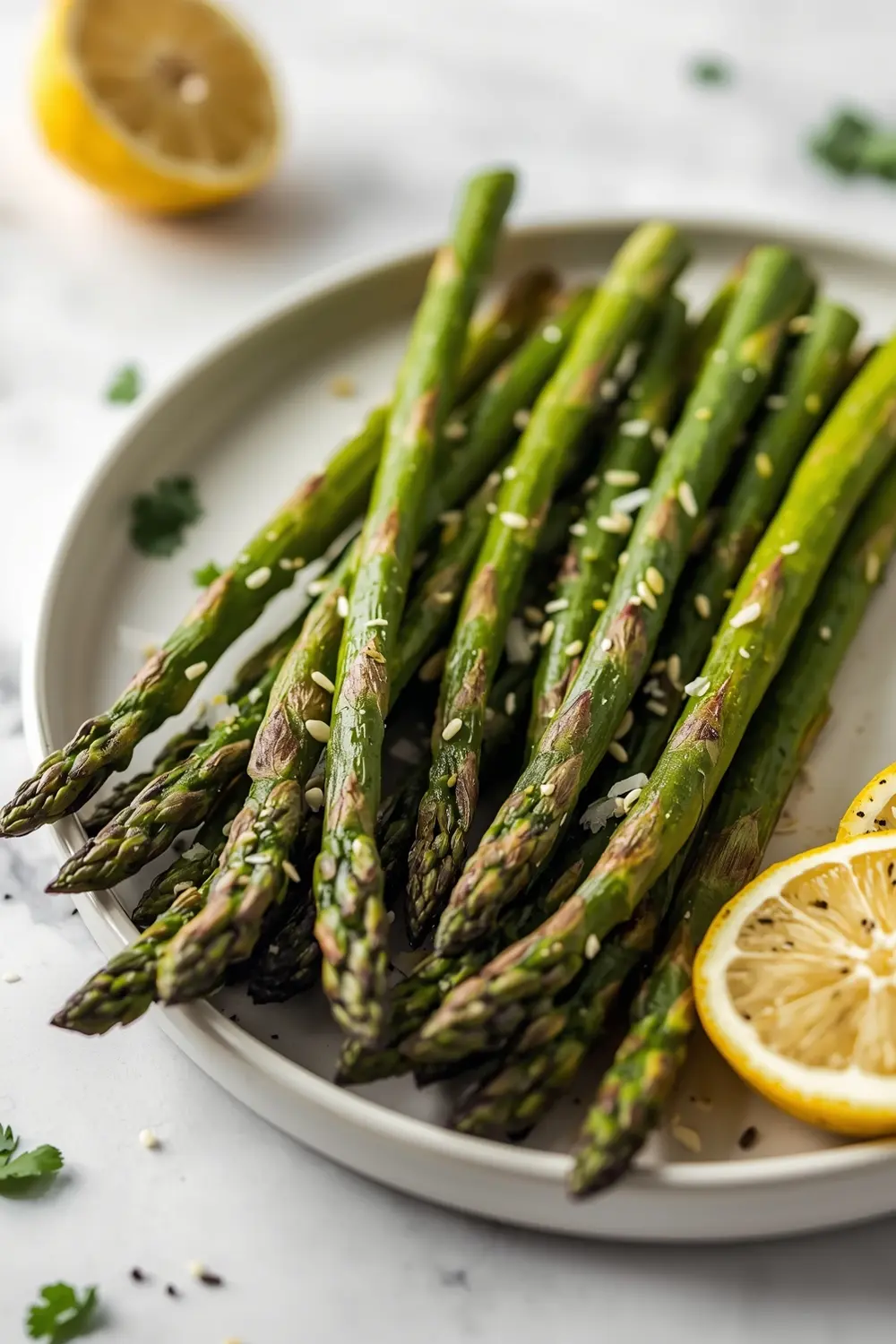 grilled asparagus family summer