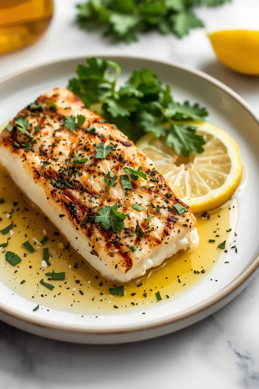 grilled cod family summer dinner