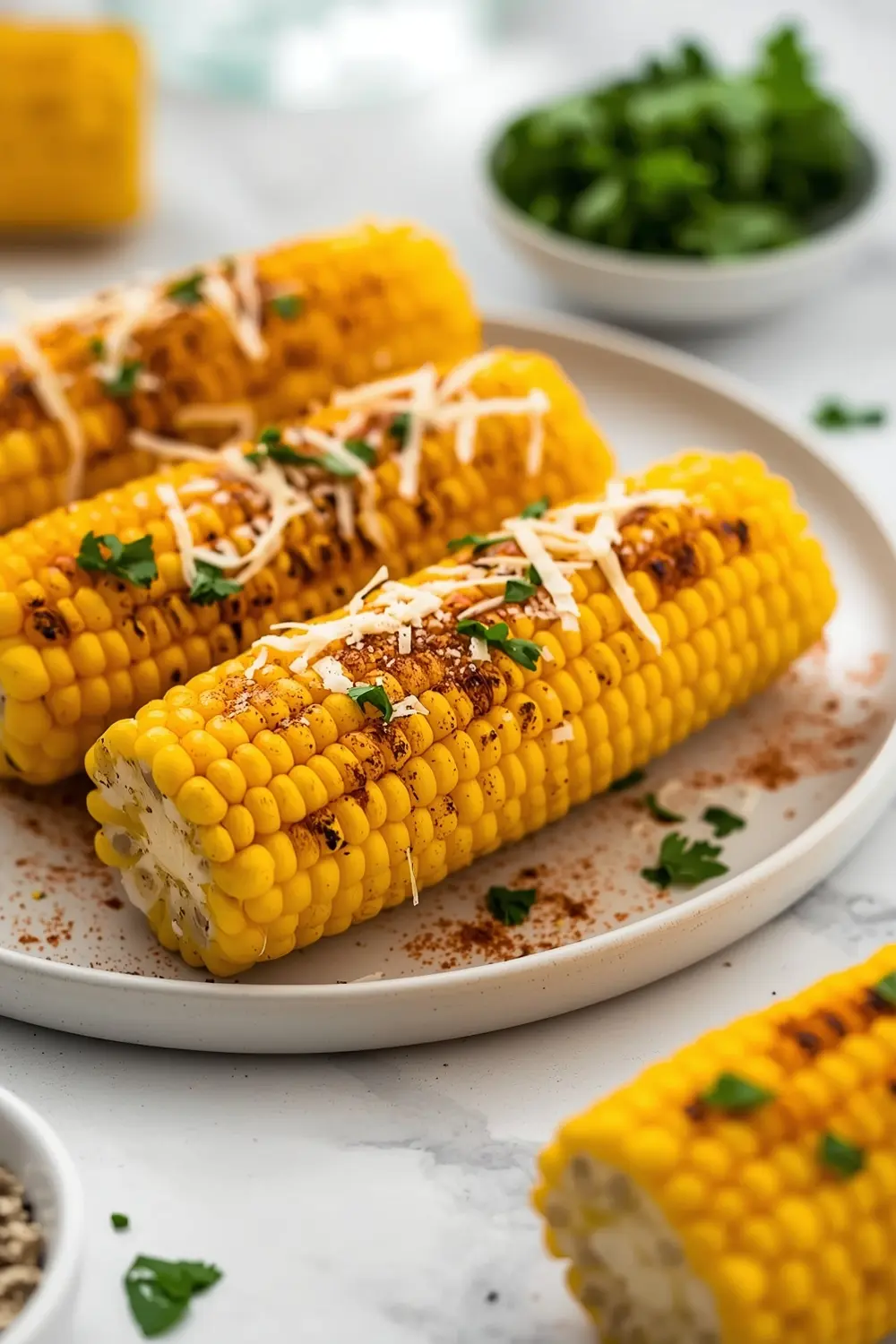 grilled corn on the cob family