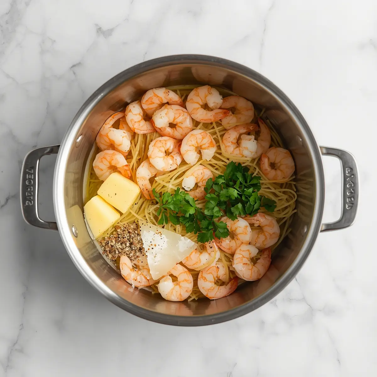 Cooking instructions for lemon garlic shrimp pasta family summer