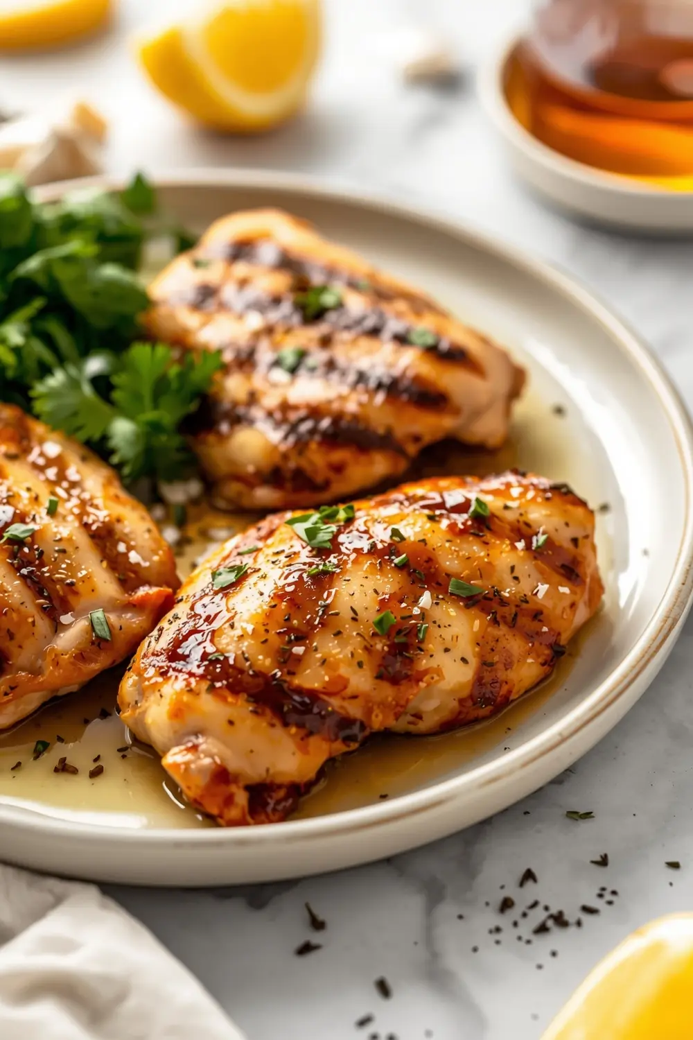 lemon herb grilled chicken family