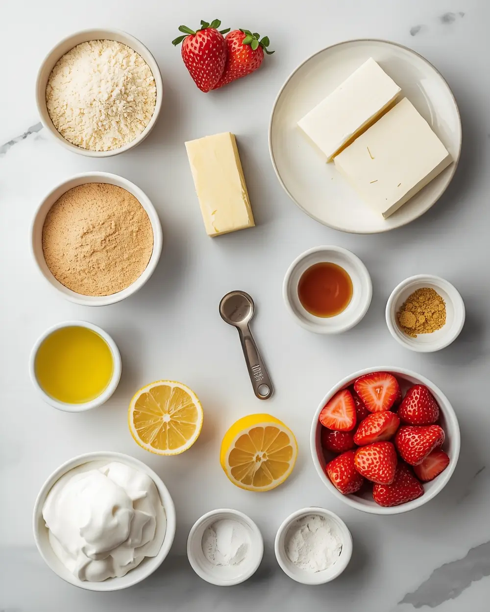 Ingredients for no bake lemon icebox cake family