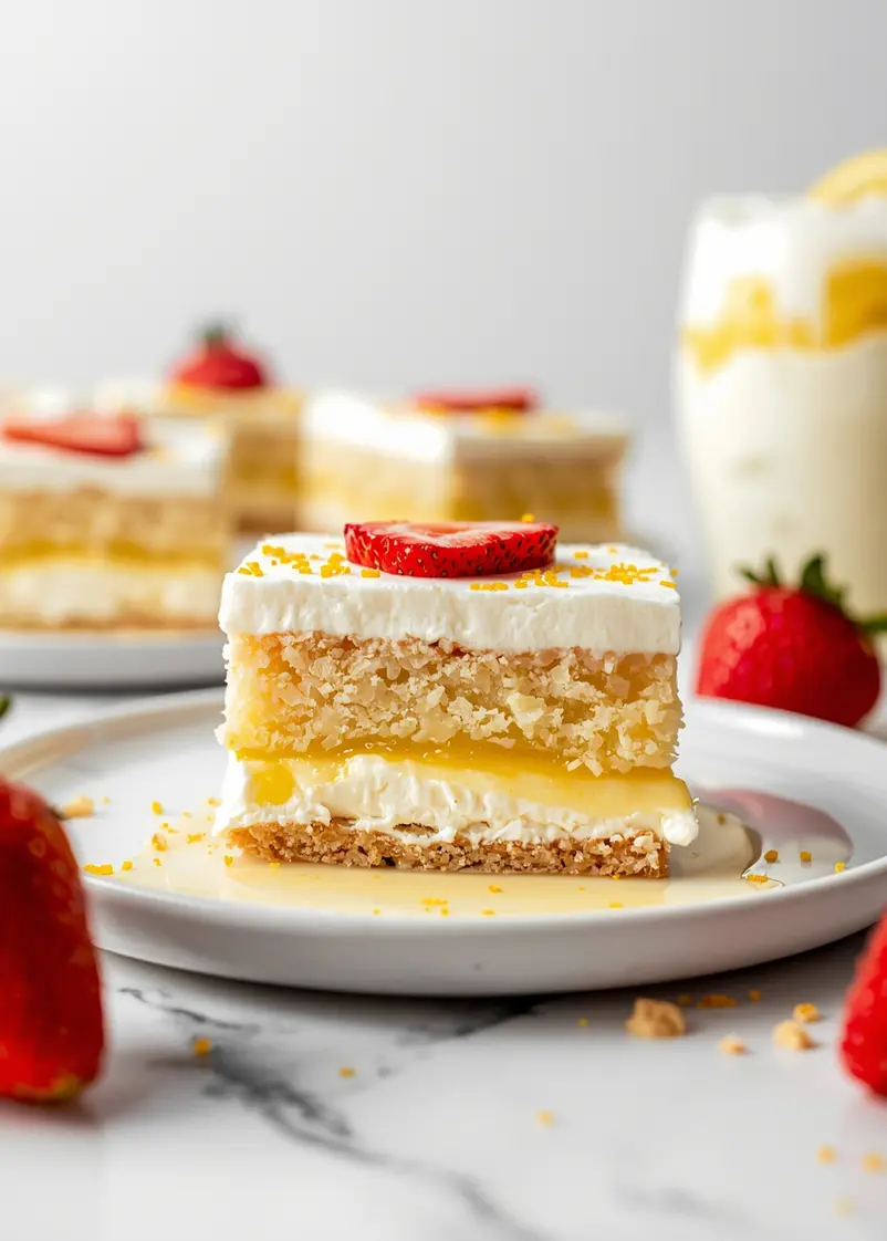 no bake lemon icebox cake family ready to serve