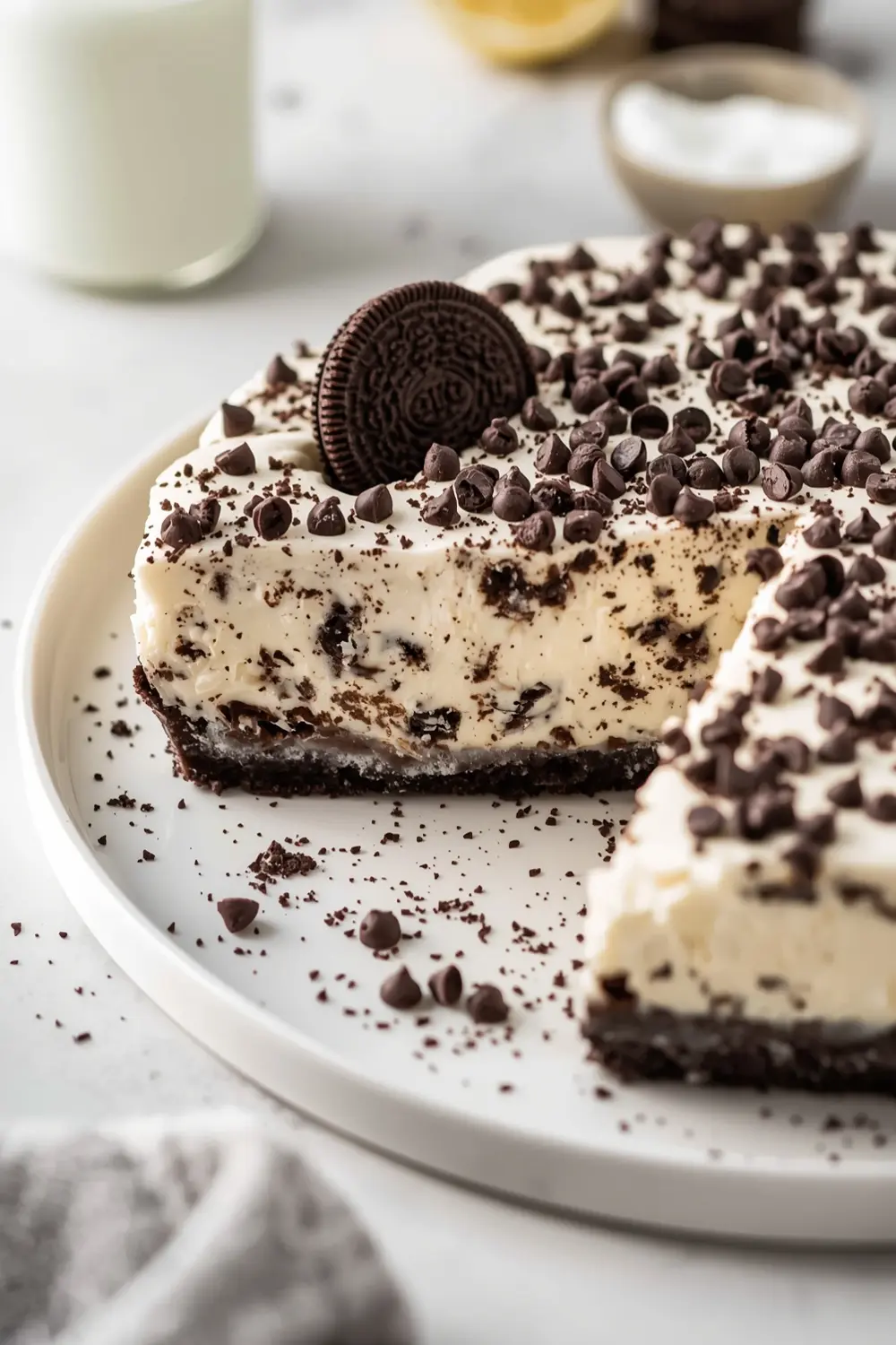 no bake oreo cheesecake family