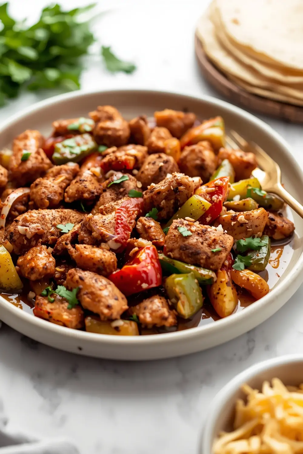 one pan chicken fajitas family summer
