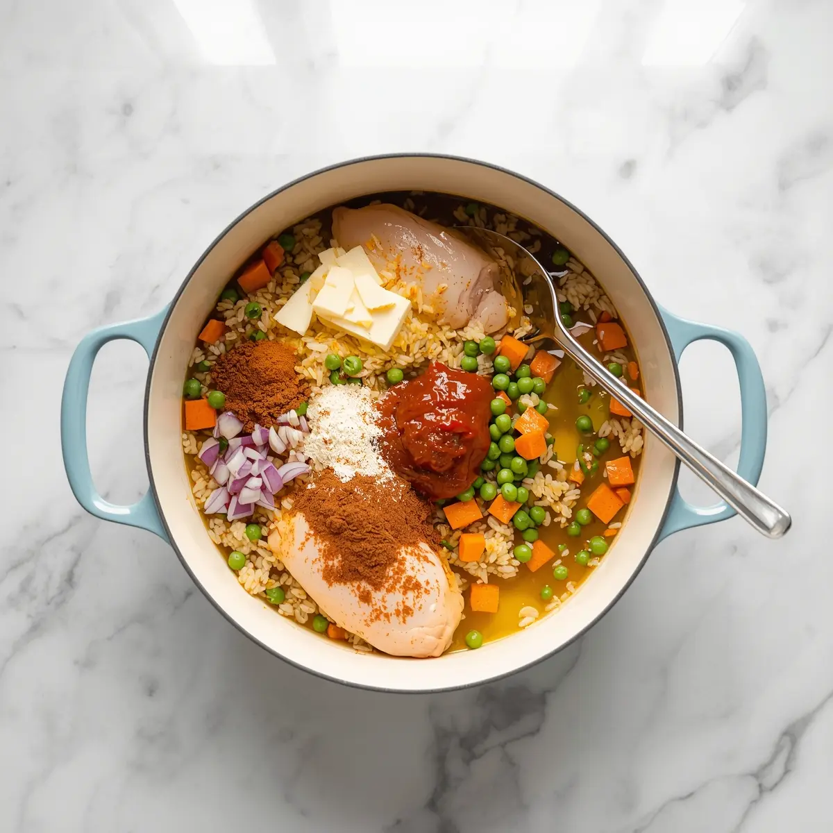 Cooking instructions for one pan chicken rice family summer