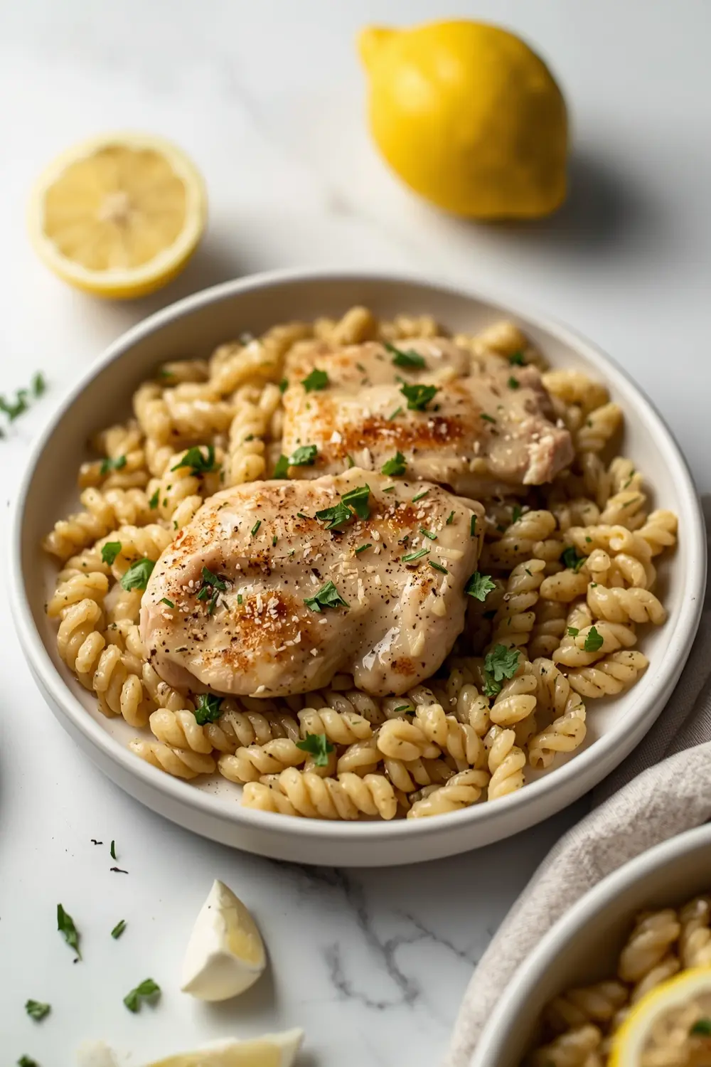 one pan lemon chicken orzo family