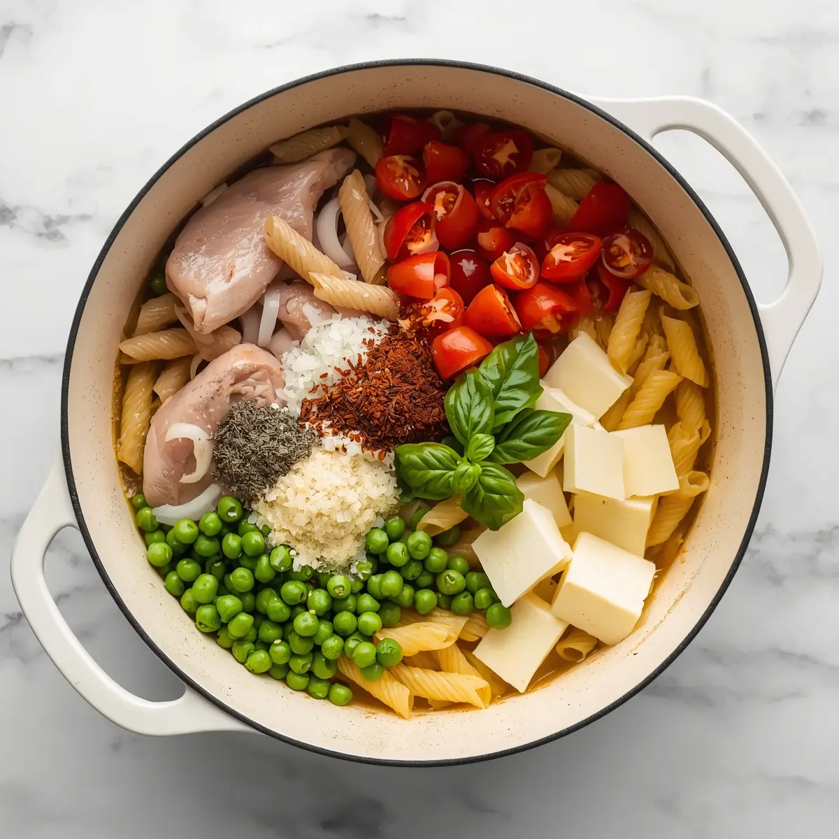 Cooking instructions for one pot pasta family summer