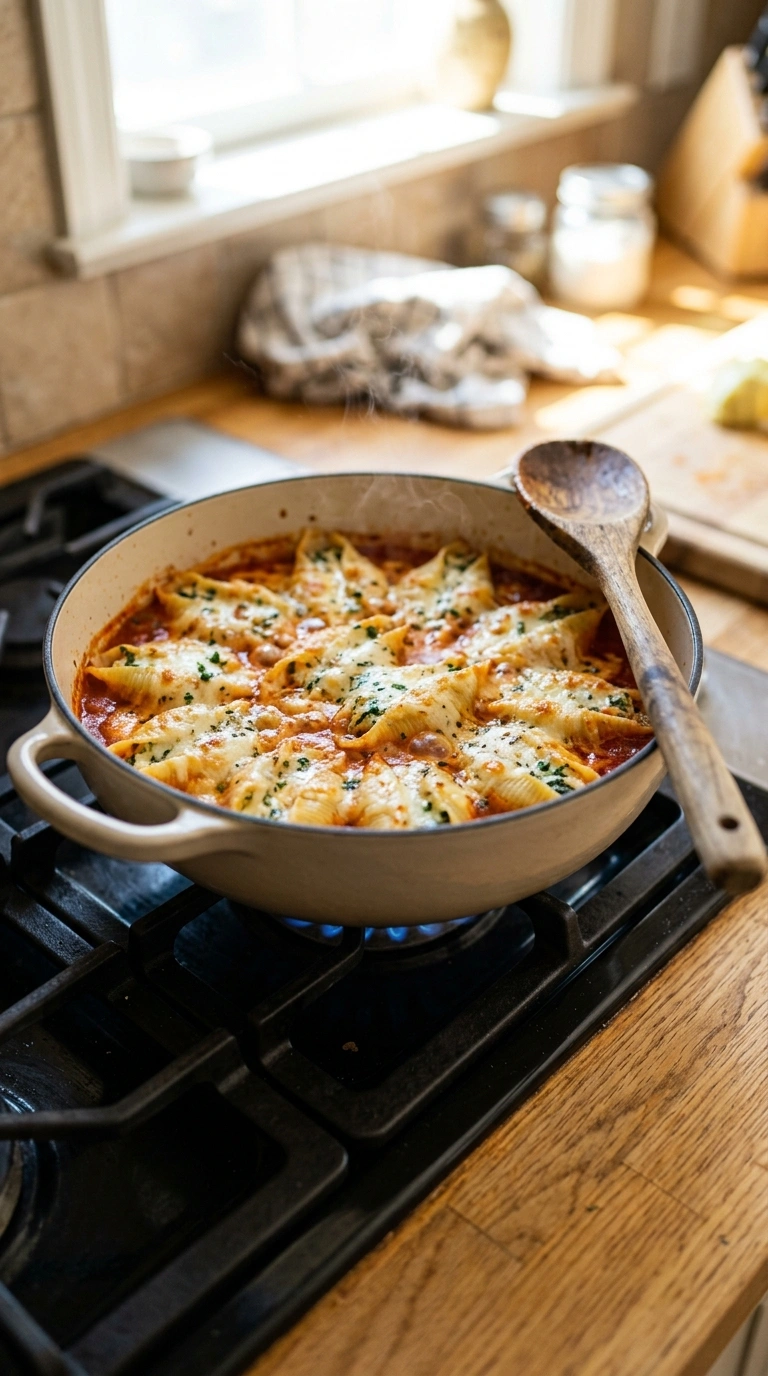 Cooking instructions for stuffed shells family summer