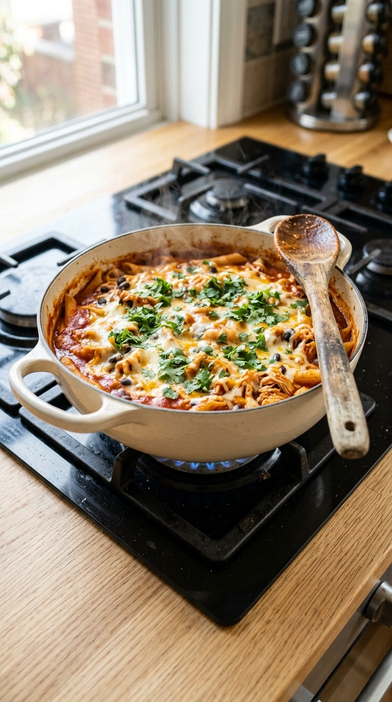 Cooking instructions for chicken enchilada pasta family summer