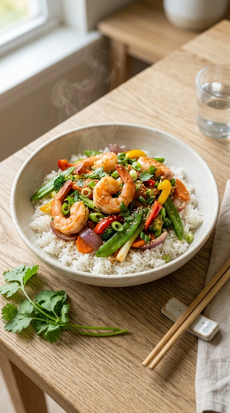 30 Minute Shrimp Stir Fry the Whole Family Will Love on Busy Weeknights