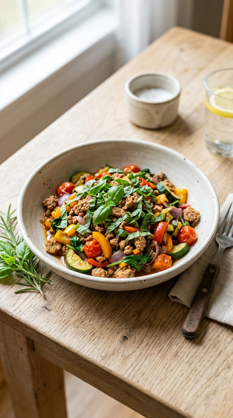 30 Minute Turkey Skillet the Whole Family Will Love for a Fast Summer Dinner
