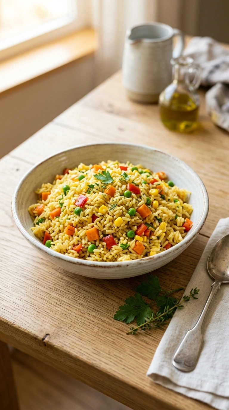 30 Minute Veggie Fried Rice the Whole Family Will Love on Busy Nights
