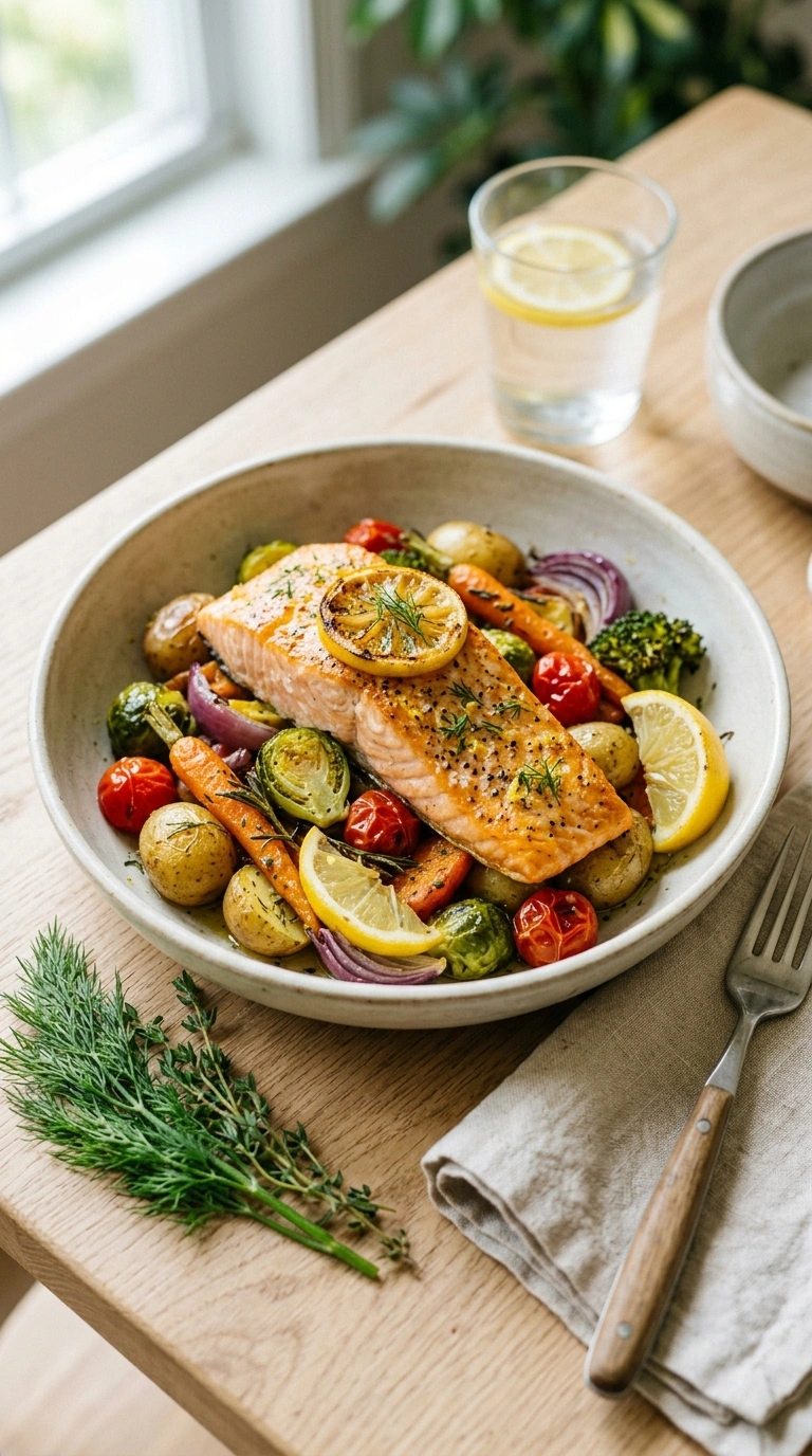 Sheet Pan Salmon Dinner the Whole Family Will Love for a Hands-Off Weeknight