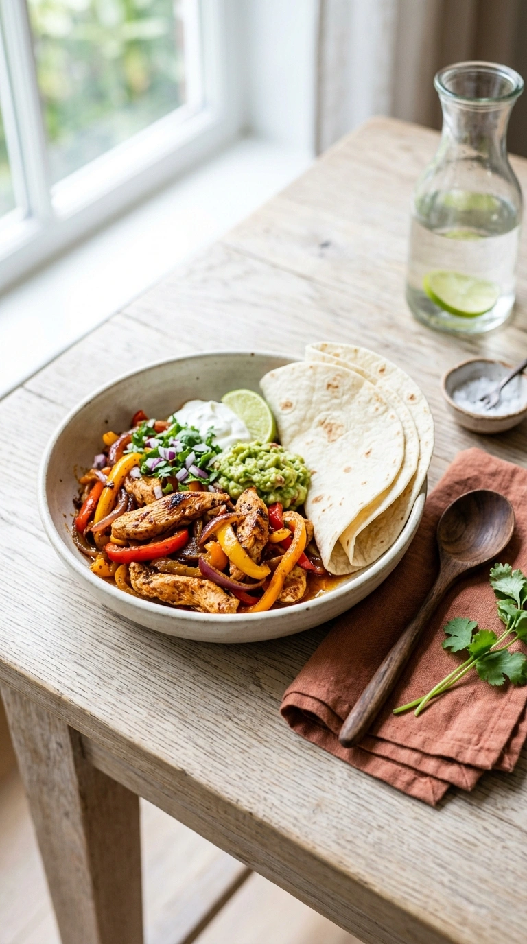 sheet pan fajitas family summer ready to serve