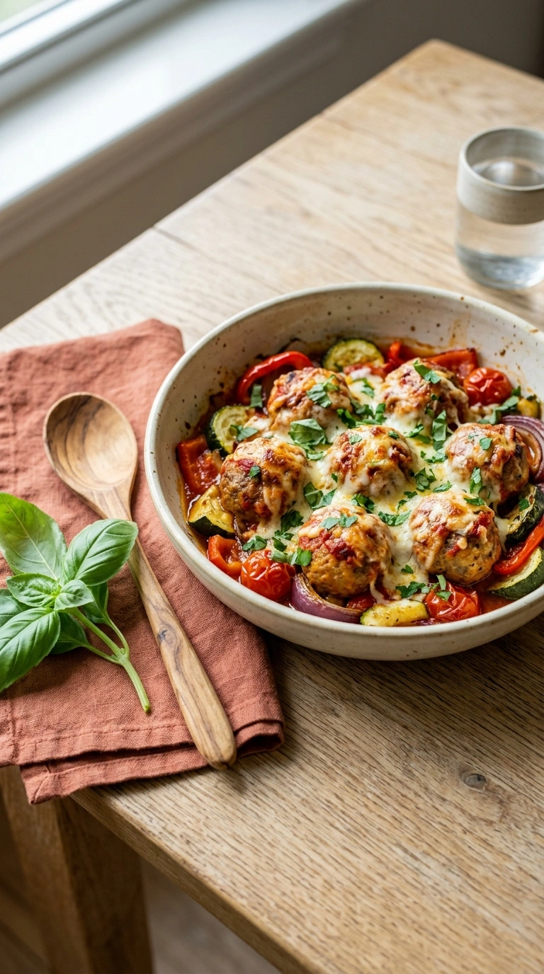 sheet pan turkey meatballs family summer ready to serve
