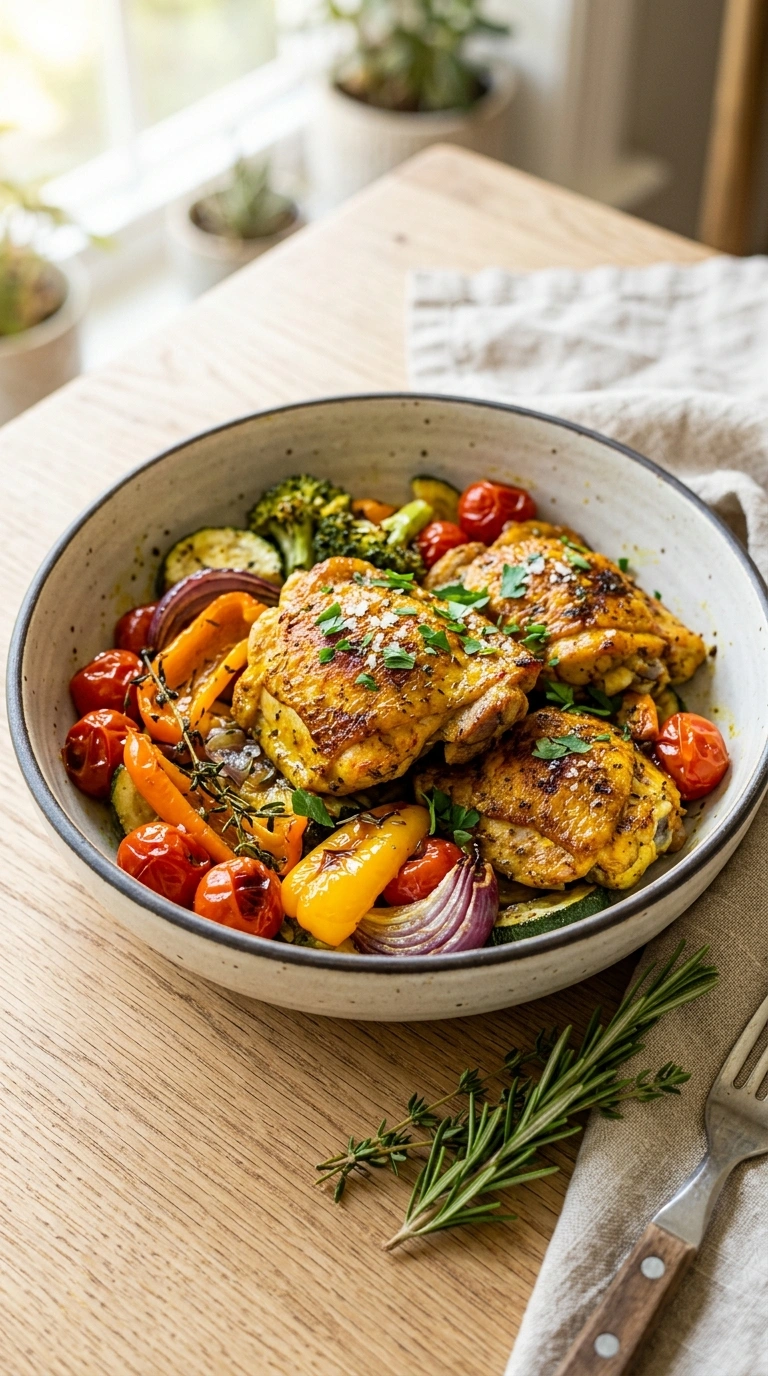 Sheet Pan Harissa Chicken the Whole Family Will Love for a Spiced Dinner