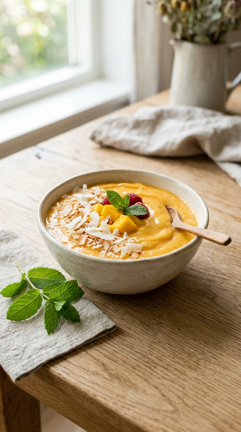 Summer Tropical Smoothie the Whole Family Will Love for a Healthy Breakfast