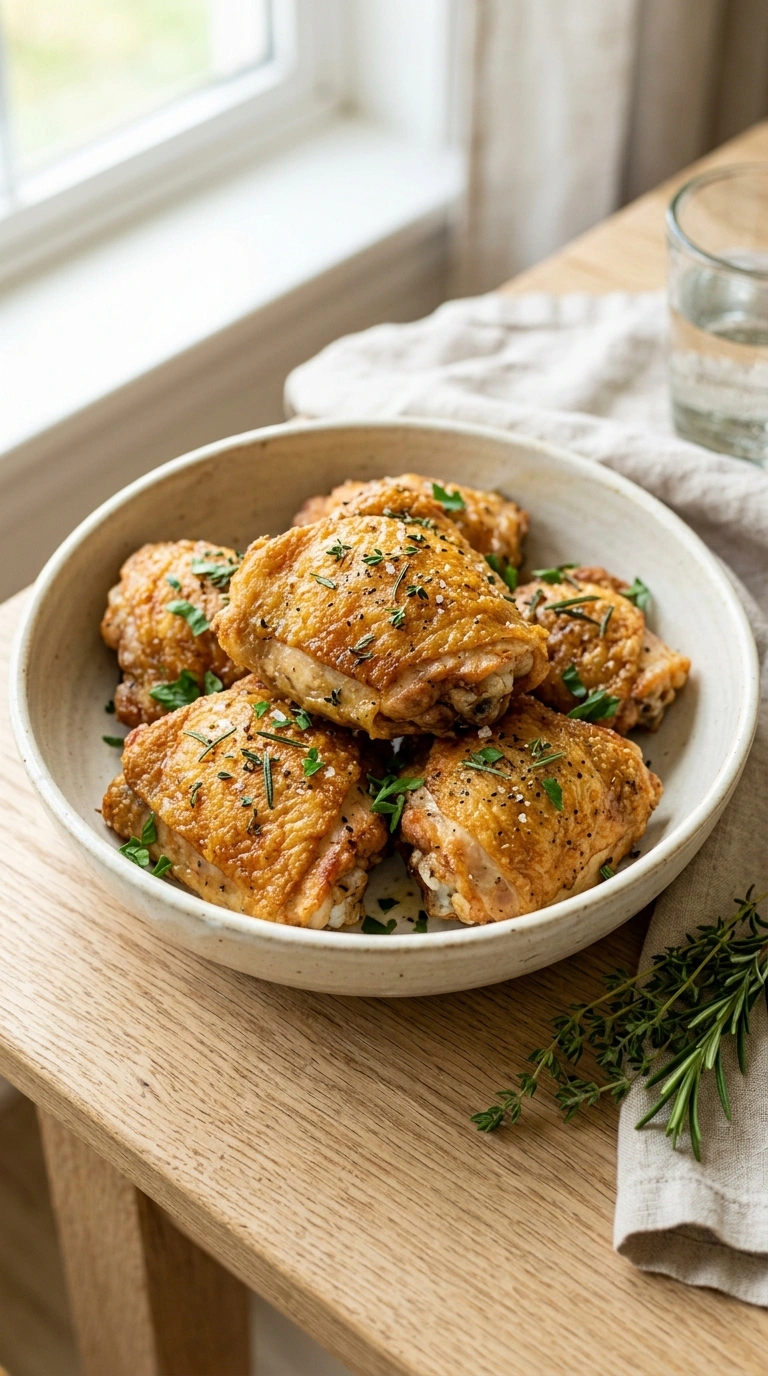 Air Fryer Chicken Thighs the Whole Family Will Love for a Crispy Summer Dinner